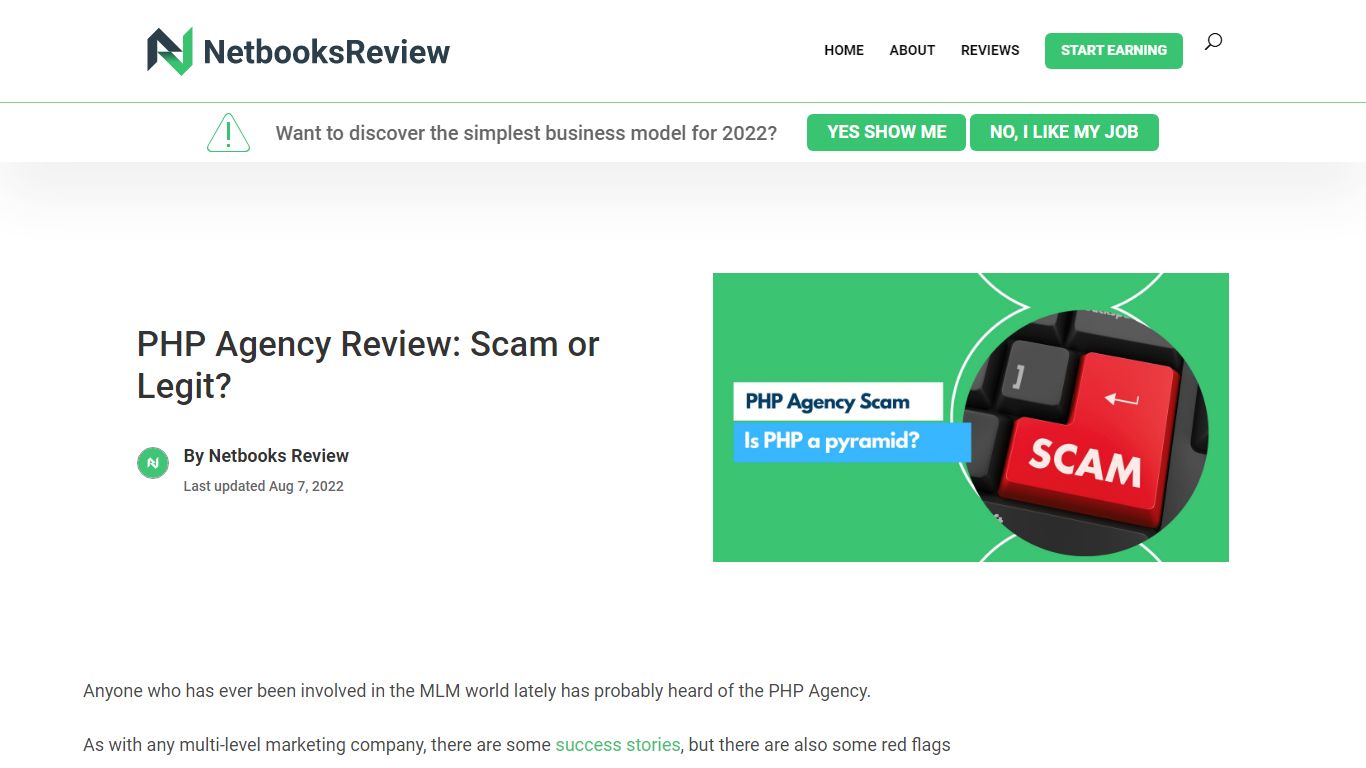 PHP Agency Scam - Is PHP Agency a pyramid? [2022 Update]]